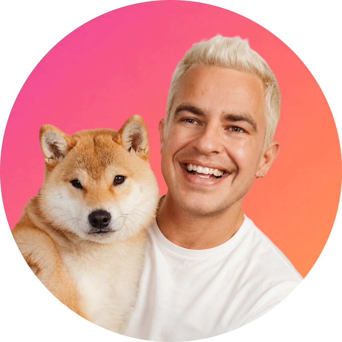 Sebastiaan met Koda